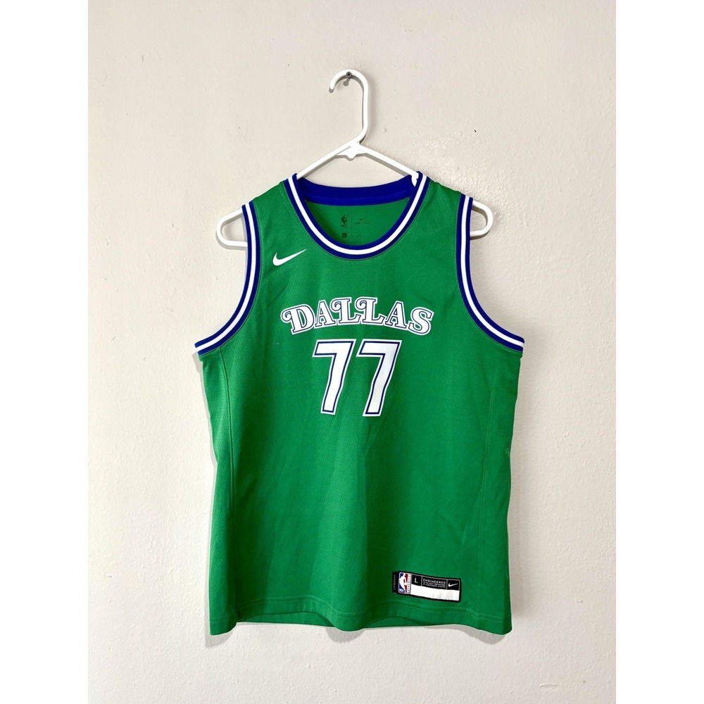LUKA DONCIC Dallas Mavs Nike Hardwood Classic Swingman jersey youth L